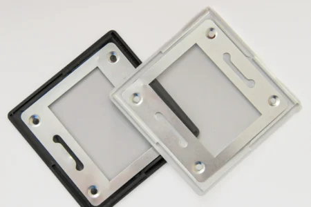 Glasgerahmte Dias: Glasgerahmtes Dia. Geöffneter Diarahmen Typ-B. Glasgerahmtes Dia. Geöffneter Diarahmen Typ-B.